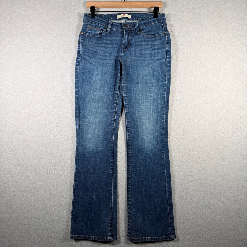 Levis 529 Curvy Bootcut Jeans Womens 8M Medium Wash Blue Denim Stretch 15490